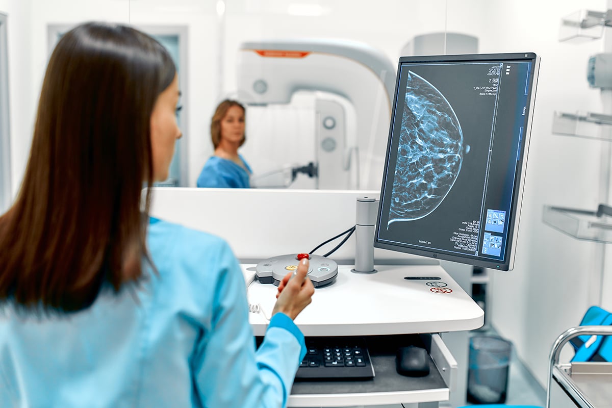 the patient undergoes a screening procedure breast imaging the patient undergoes a screening procedure breast imaging
