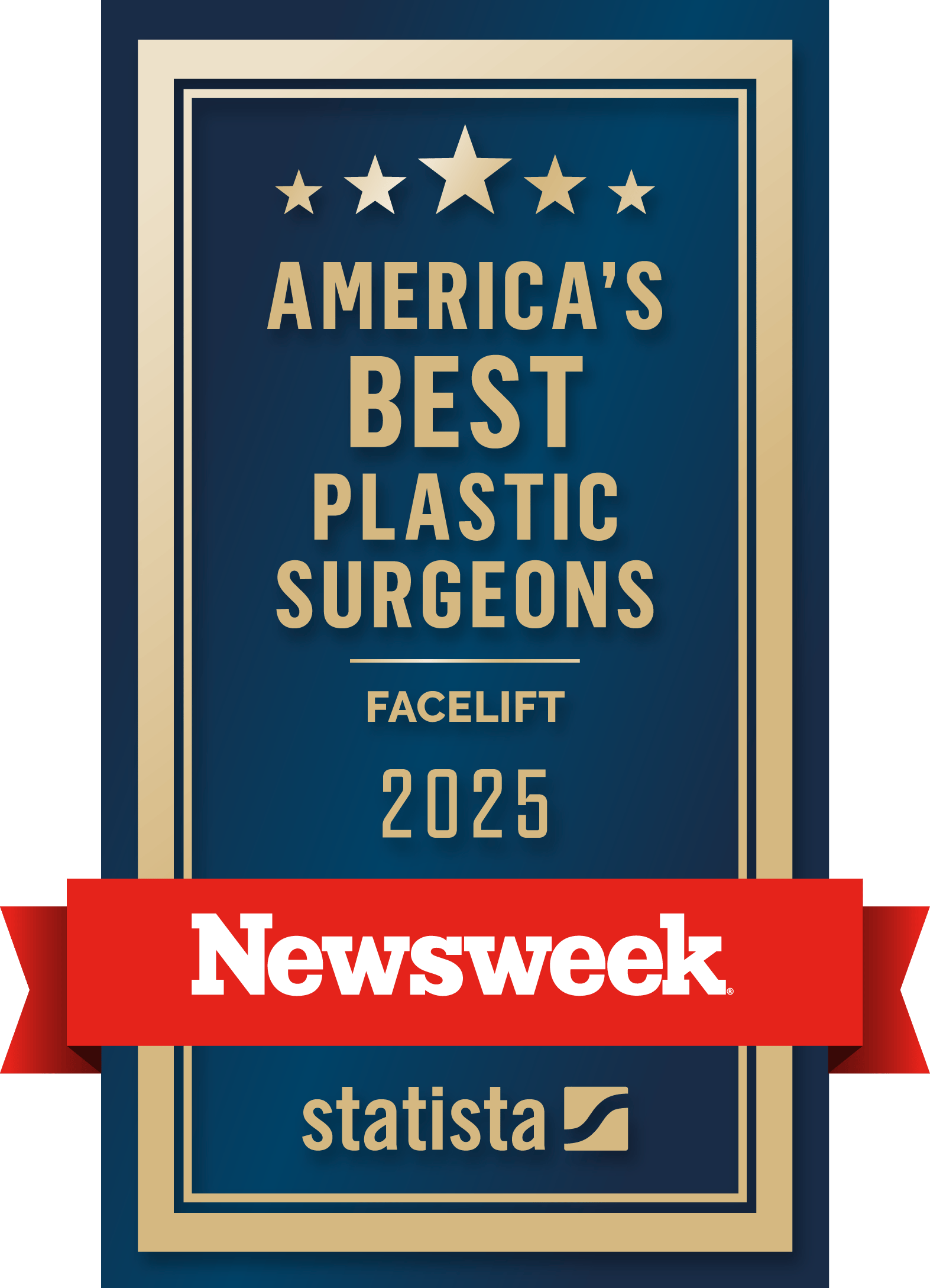 Newsweek PlasticSurgeons Logo Facelift Basic